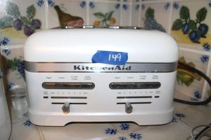 lot 149 image: KitchenAid household Toaster - holds 4 slices and is very heavy