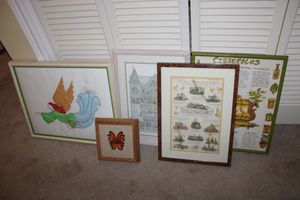lot 378 image: Wall art -