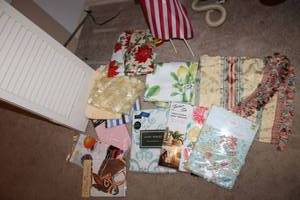 lot 375 image: Tablecloths and small flags
