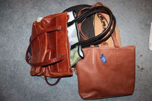 lot 438 image: Purses and bags - including Claude Monet, Dillards, Eric Javits and more