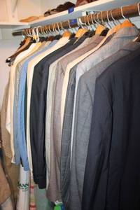 lot 456 image: Mens suits as shown