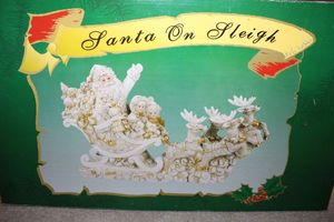 lot 283 image: Santa on Sleigh figurine