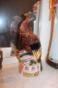 lot 287 image: Vintage Wild Turkey collector bottle (empty)