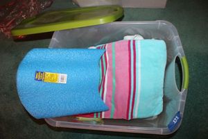 lot 272 image: Kick board and towels