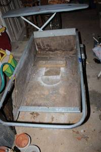 lot 555 image: Large wagon cart