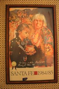 lot 486 image: Amy Steins Santa Fe 198495 The Gift of Grandmother poster - autographed, also has gold seal, see photos.
