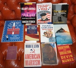 lot 505 image: Patriotic Books by conservative authors