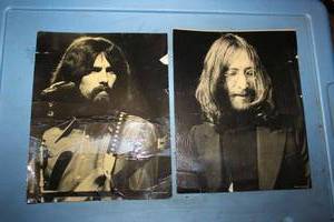 lot 665 image: Beatles photos - George Harrison and John Lennon