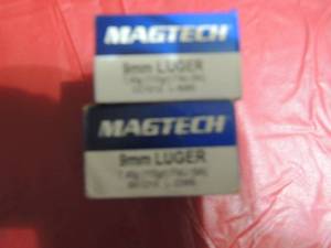 lot 61 image: Magtech 9mm LUGAR  -- 115gr FMJ -- 50 box qty 2 boxes