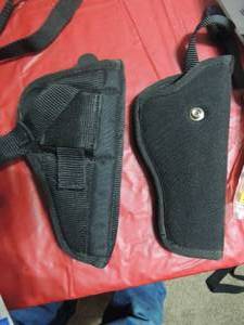 lot 93 image: 2 holsters- bulldog & Blackhawk size 4