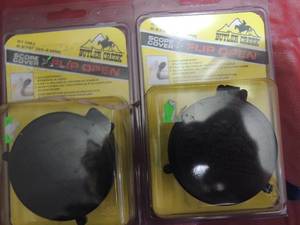 lot 122 image: Butler Creek  - flip open scope covers 51bj- 2.51 inch qty 2