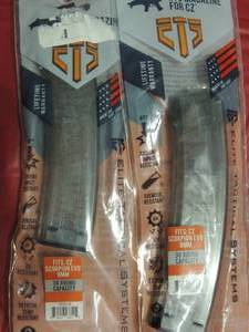 lot 73 image: ETS magazine - fits cl scorpion evv 9mm -- 40 rounds  qty 2 NEW