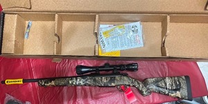 lot 101 image: Mossberg Patriot 243 Win.   NEW IN BOX