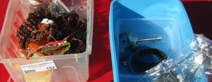 lot 152 image: beaded necklaces and various beads