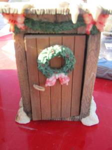 lot 109 image: Mary Mary had a farm Christmas potty figurine - #n4mmf8387