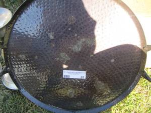 lot 81 image: dbl handled platter silver platted
