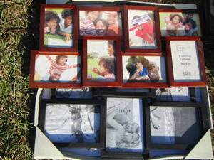 lot 65 image: mainstay collage photo frames qty 2