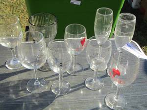 lot 178 image: wine glasses