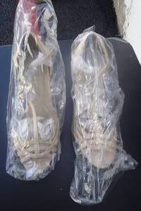 lot 21 image: JYNX Ladies High Heel Shoes, Size 7, Style Pansy, Color Beige