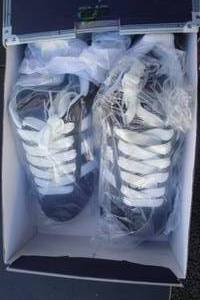 lot 24 image: Adidas KORN Sneakers, Size 6 12, New in Box, 2 Extra Pair of Laces