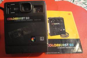 lot 65 image: Vintage Kodak ColorBurst 50 Instant Camera with Manual