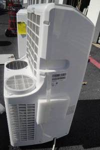 lot 90 image: Hisense Portable Room Air Conditioner with Flex Exhaust Tubing, Remote and Manual, APP1222CW1W, 12,000 BTU Capacity, About 18x16x32