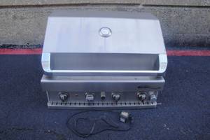 lot 91 image: 4 Burner Turbo Elite Built inCounterTop BQ Grill by Brand Hall Enterprise Co. Model BTE3216A