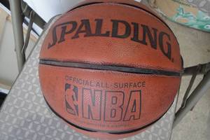 lot 111 image: Spalding Basketball Signed by Jerry Lucas, Former NBA Player and 1960 Olympic Gold Medalist