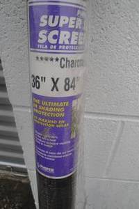lot 117 image: Super Solar Screening, 36x84 Charcoal Color