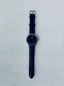 lot 9 image: Hemingway Wrist Watch With Genuine Leather Black Band - In Condition As Shown - (READ)