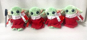 lot 30 image: Lot Of 4 New Other - Star Wars The Mandalorian GROGU Stuffed Animals - As Shown