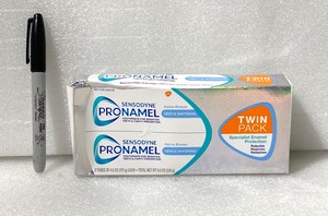 lot 46 image: New Sealed Twin Pack - Sensodyne ProNamel Gentle Whitening Toothpaste for Sensitive Teeth, 4.0 OZ EACH - In Condition As Shown