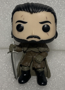 lot 49 image: Funko Pop Game Of Thrones Jon Snow On Iron Throne #72 - In Condition As Shown