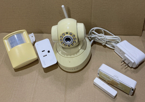 lot 51 image: Lot Of - Insteon Wifi Security Camera 75790WH & More Accessories, For Parts - In Quantity & Condition As Shown
