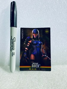 lot 66 image: Injustice Gods Among Us Playing Card Series 3, Regime Raven - In Condition As Shown - (READ)
