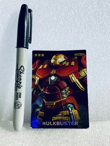 lot 65 image: Marvel Contest Of Champions Playing Card Series 2, HulkBuster - In Condition As Shown - (READ)