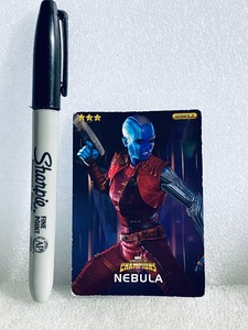 lot 64 image: Marvel Contest Of Champions Playing Card Series 2, Nebula - In Condition As Shown - (READ)