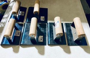lot 126 image: Lot Of 6 - New Other Concrete Edgers - In Sizes & Condition As Shown