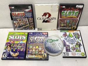 lot 144 image: Lot Of 7 - PC Games, Slots, Guild Wars 2, Sims 3 Starter pack & More - In Condition As Shown