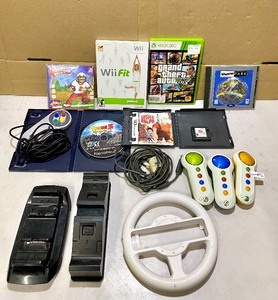 lot 153 image: Lot Of 14 - Random Video Games & Accessories - In Condition As Shown - (READ)