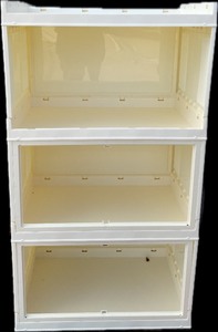 lot 214 image: Stackable Plastic Shelf - In Condition As Shown (READ)