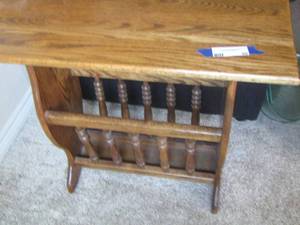 lot 30 image: MAGAZZINE RACKSIDE TABLE