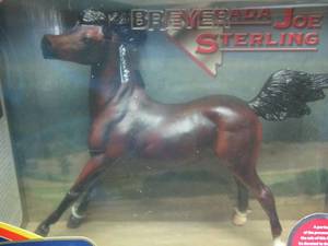 lot 177 image: Breyer horse no.300102 Nevada Joe sterling limited edition horse in box