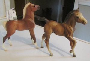 lot 188 image: BREYER  FOALS  X 2