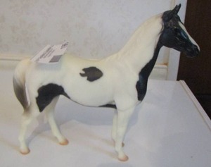 lot 196 image: Breyer horse Misty 2 black mist and twister model # 3350