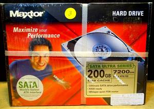lot 3 image: NEWSEALED - Maxtor Ultra Series 200GB Hard Drive 7200 RPM 8MB Cache ATAEIDE133 PCMac $$