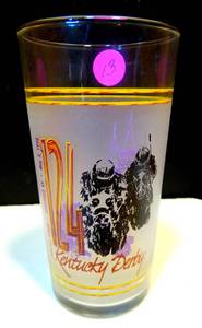 lot 13 image: COLLECTIBLE - Kentucky Derby 124 Mint Julip Glass May 2nd, 1998 Churchill Downs Louisville, KY