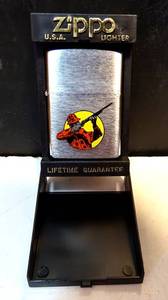 lot 85 image: BIG $ LOT - RARE UNUSED  VINTAGE DUCK HUNTERSZIPPO LIGHTER (1991) CHECK COMPS