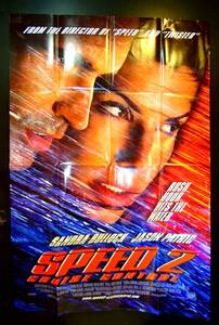 lot 107 image: SPEED 2 Original One Sheet Movie Poster - 1997 - SANDRA BULLOCK