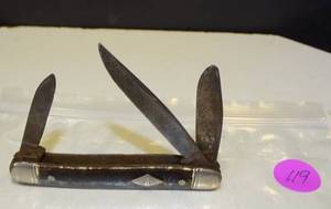 lot 119 image: ANTIQUE 1940s IMPERIAL PROV DE 3 BLADE POCKET KNIFE